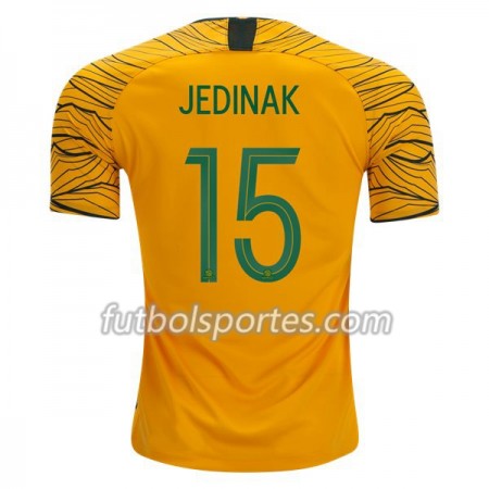 Camisetas Australia Jedinak 15 Primera Equipacion Mundial 2018